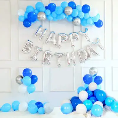 ecoration anniversaire garcon bleu